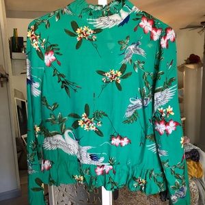 Green blouse-Small
